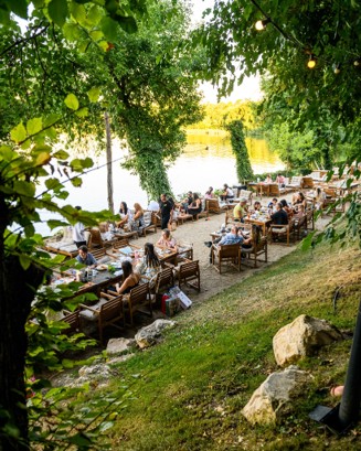 Indigen Space for the Soul lakeside setting in Bucharest