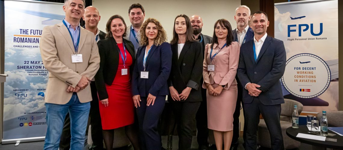 FPU Romania joins the ITF and ETF. Here is part of the team behind FPU Romania at a conference in Bucharest earlier this year.